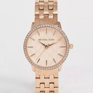 Michael Kors Ladies Bracelet Watch in Rose Gold